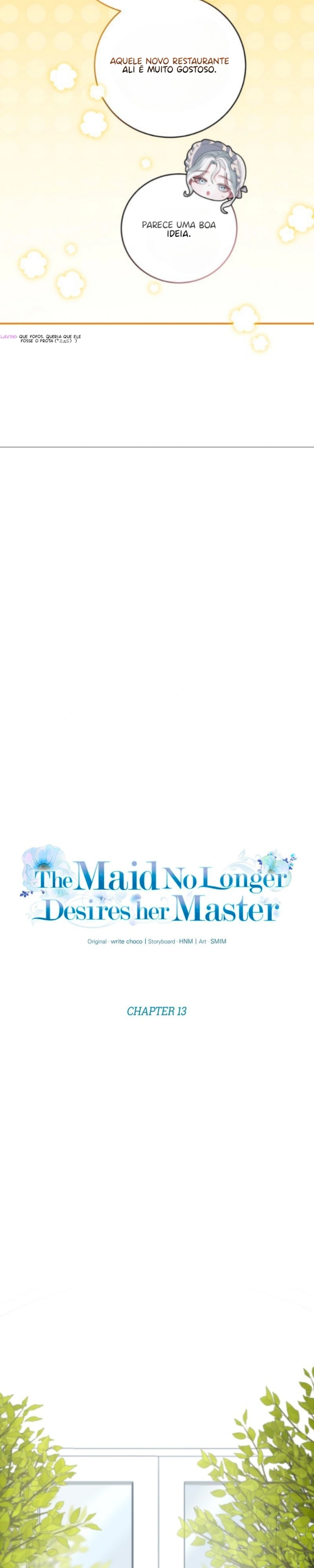 The Maid No Longer Desires her Master Capítulo 13 Página 5