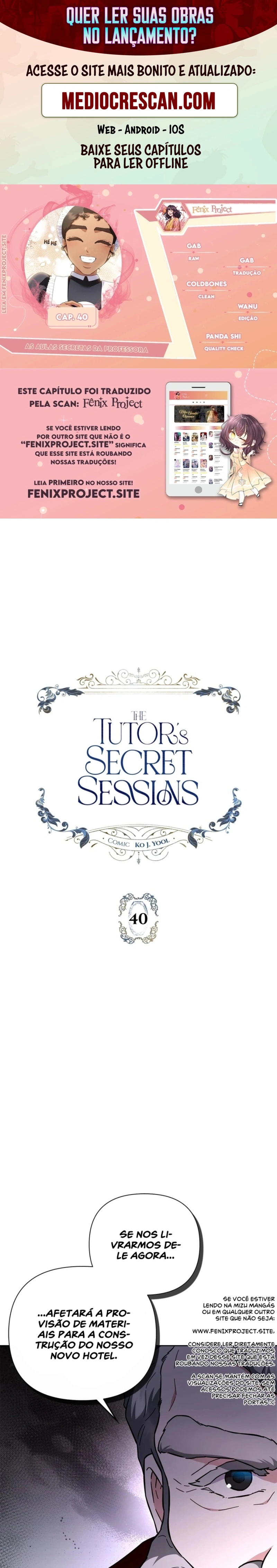 The Tutor's Secret Sessions Capítulo 40 Página 1