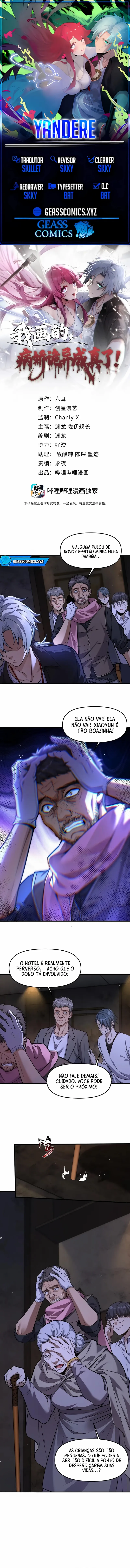 The Yandere Horrors I Draw Became Real Capítulo 8 Página 1