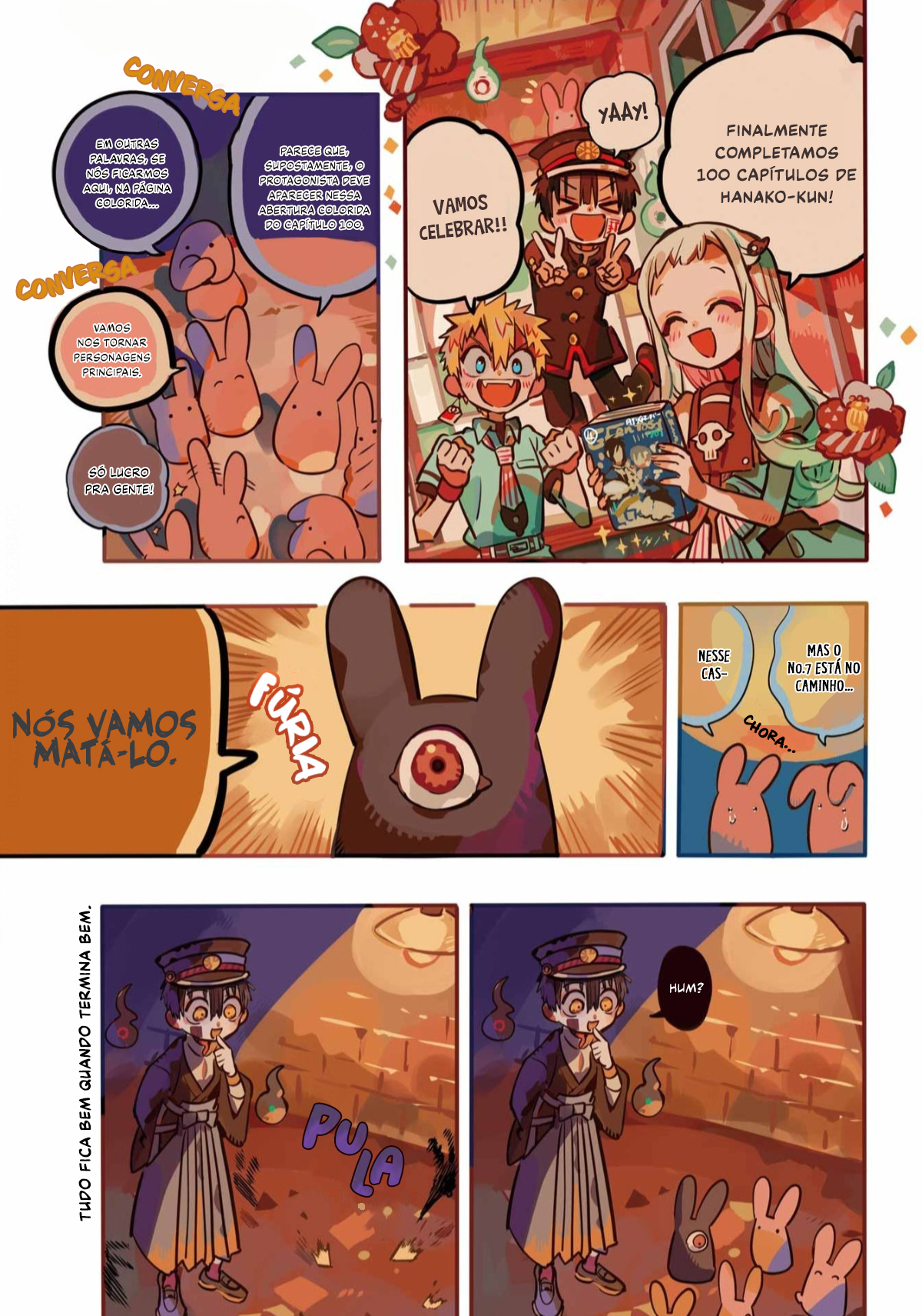 Toilet-Bound Hanako-kun Capítulo 100 Página 2