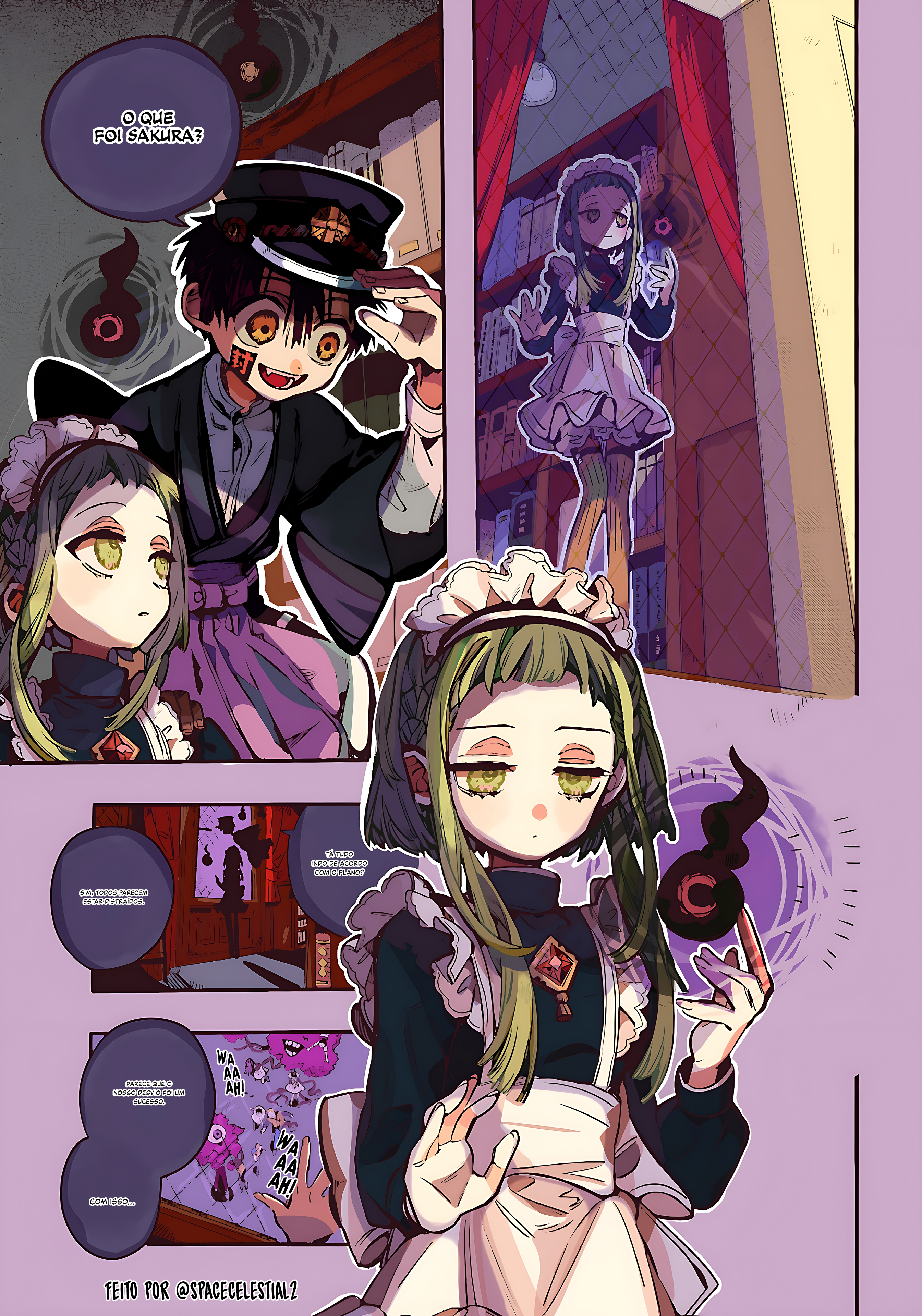 Toilet-Bound Hanako-kun Capítulo 104 Página 32