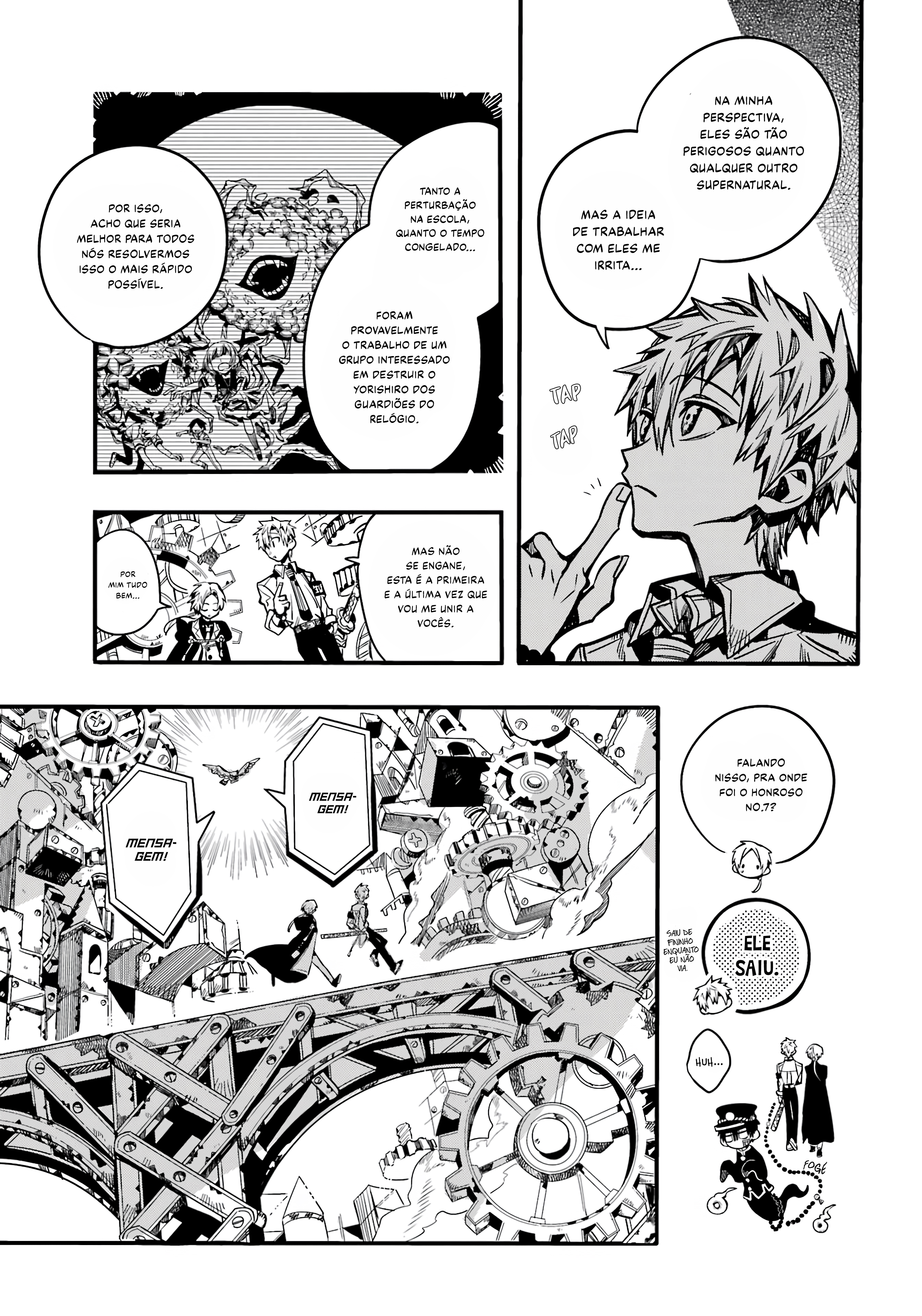 Toilet-Bound Hanako-kun Capítulo 108 Página 4