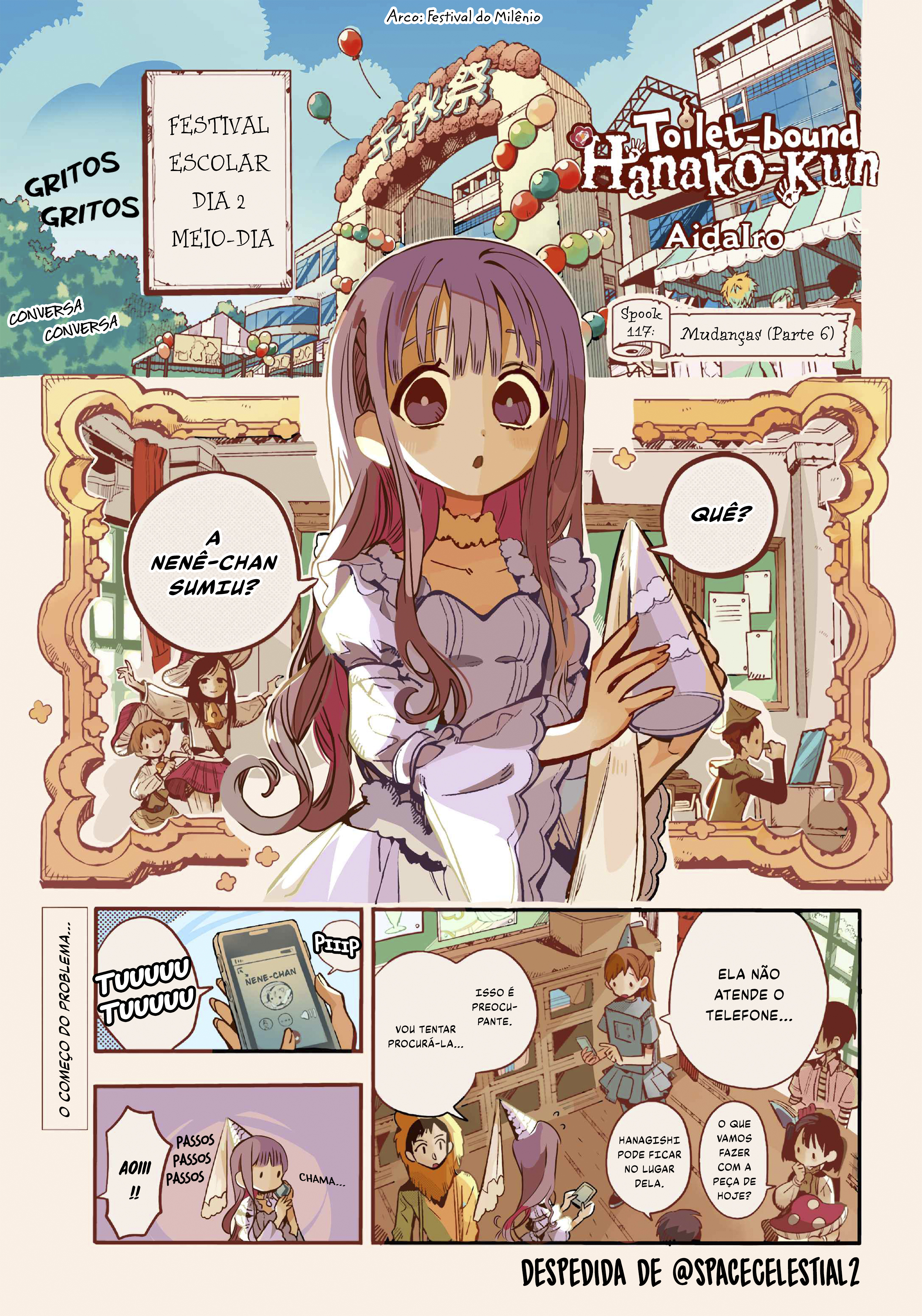 Toilet-Bound Hanako-kun Capítulo 117 Página 2