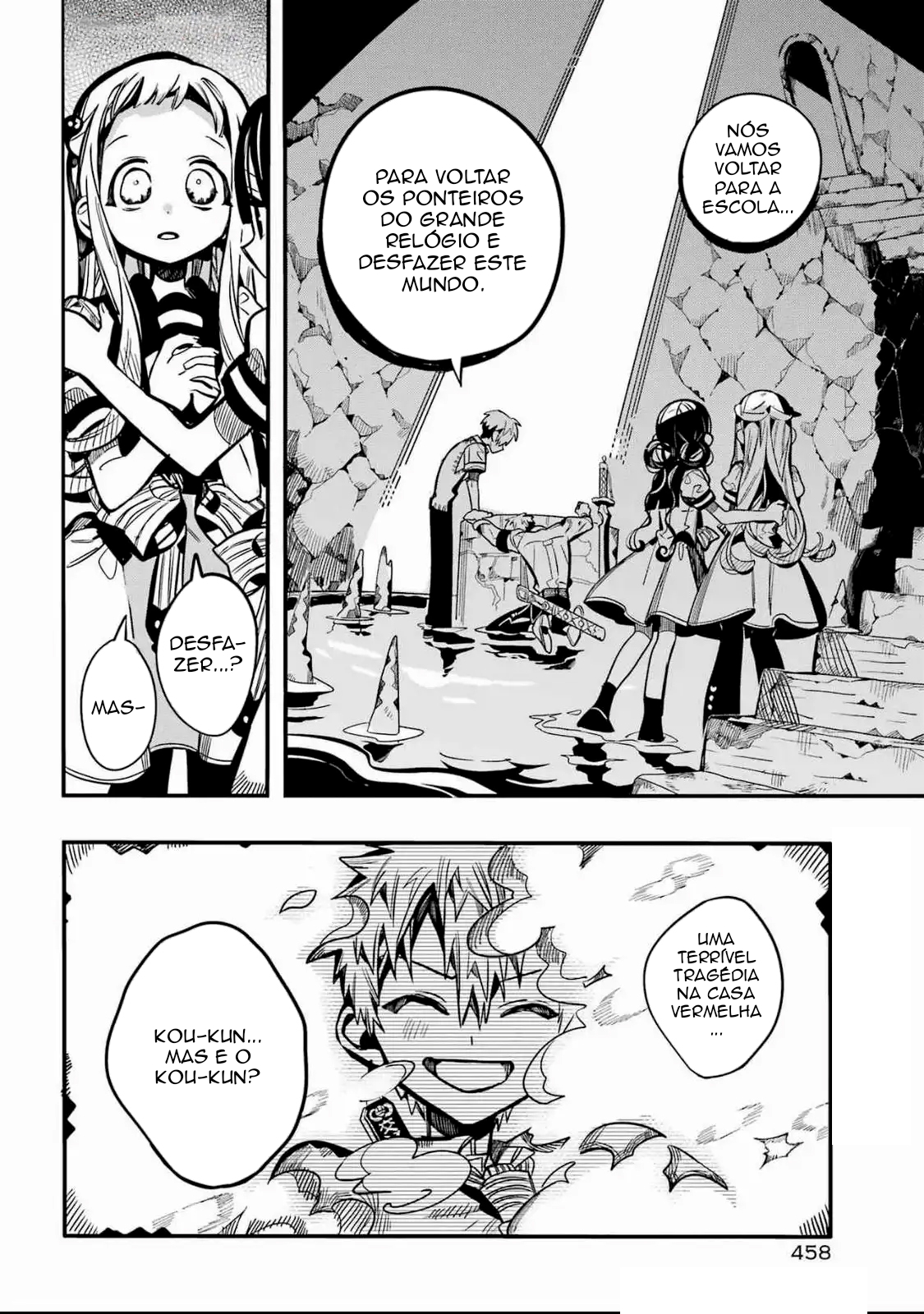 Toilet-Bound Hanako-kun Capítulo 121 Página 4