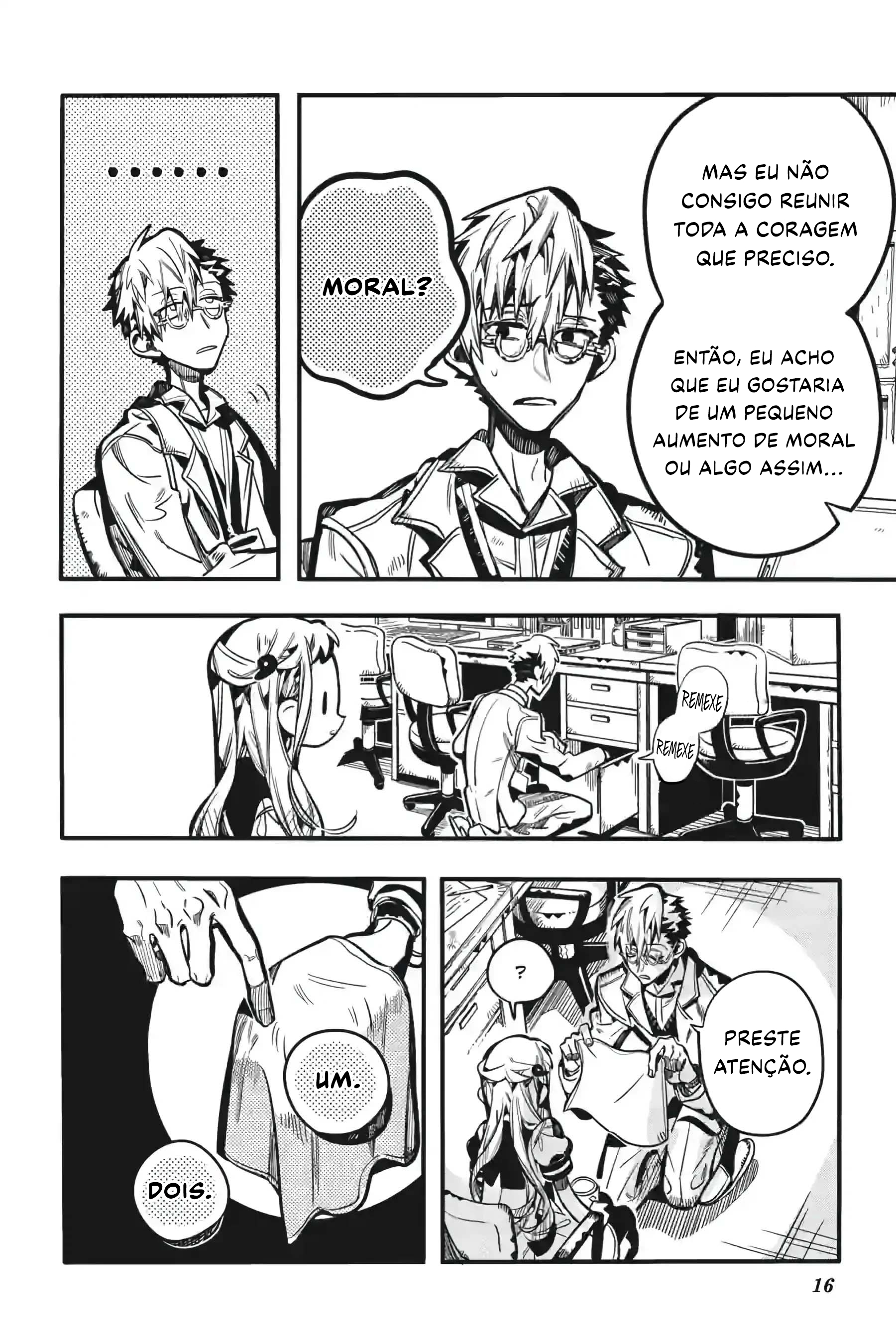 Toilet-Bound Hanako-kun Capítulo 122 Página 16