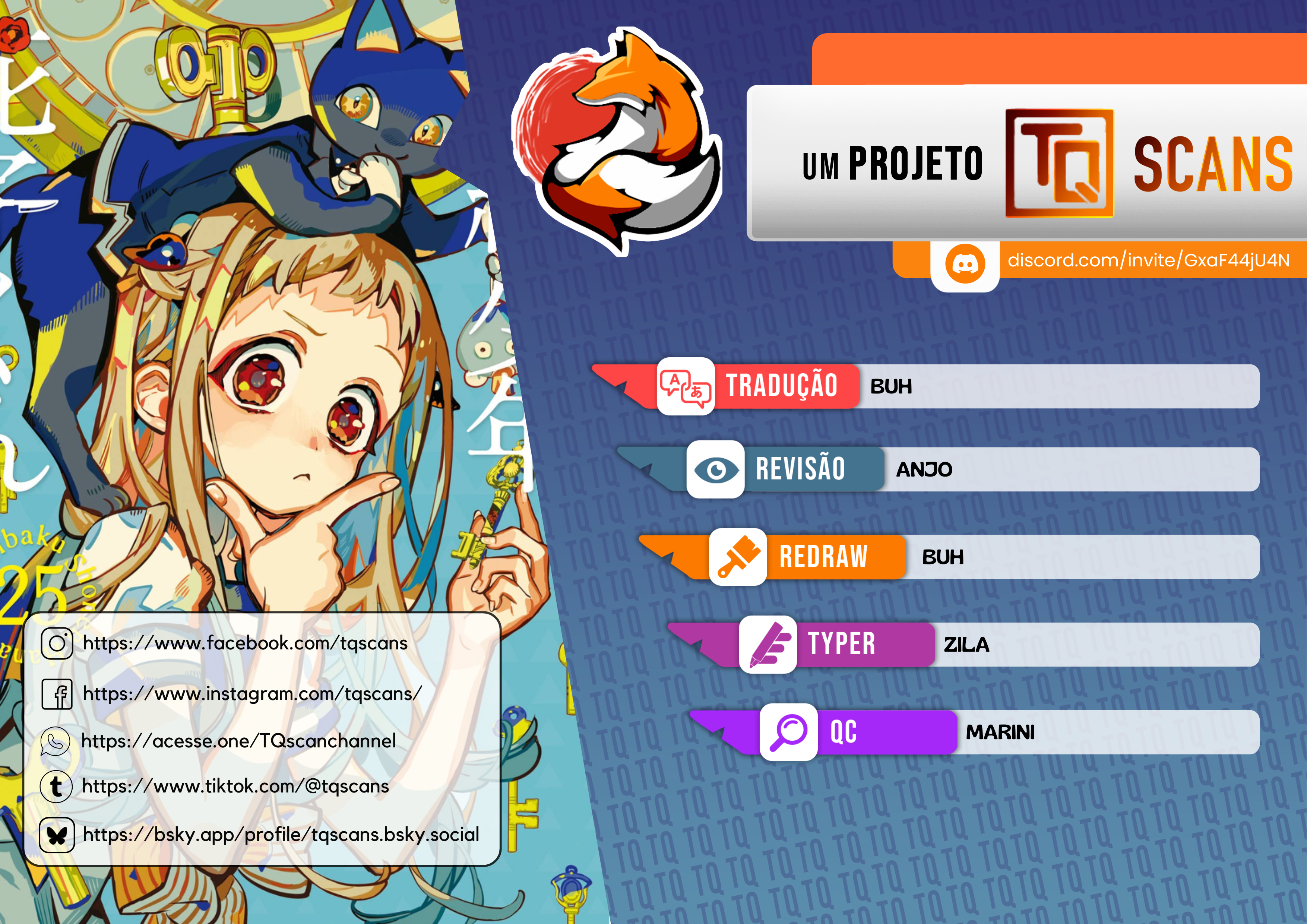 Toilet-Bound Hanako-kun Capítulo 130.5 Página 1