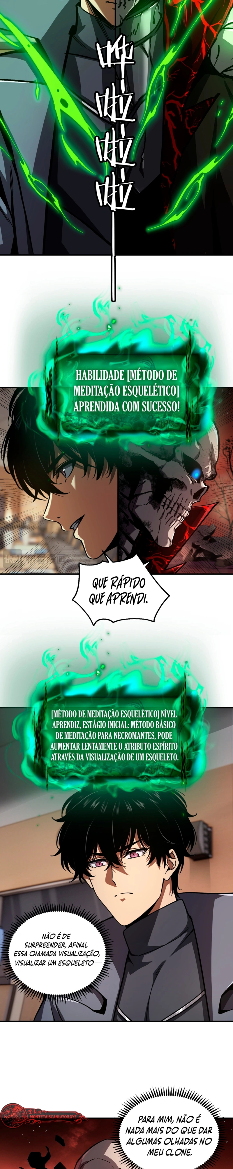 Tornando-se o Deus Necromante Através de um Clone Esqueleto Capítulo 3 Página 5