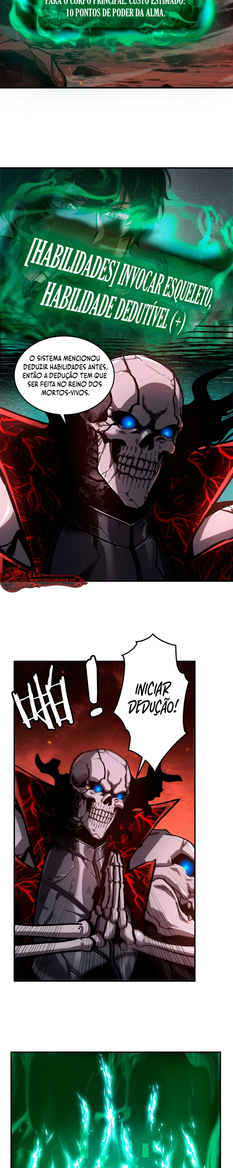 Tornando-se o Deus Necromante Através de um Clone Esqueleto Capítulo 3 Página 8