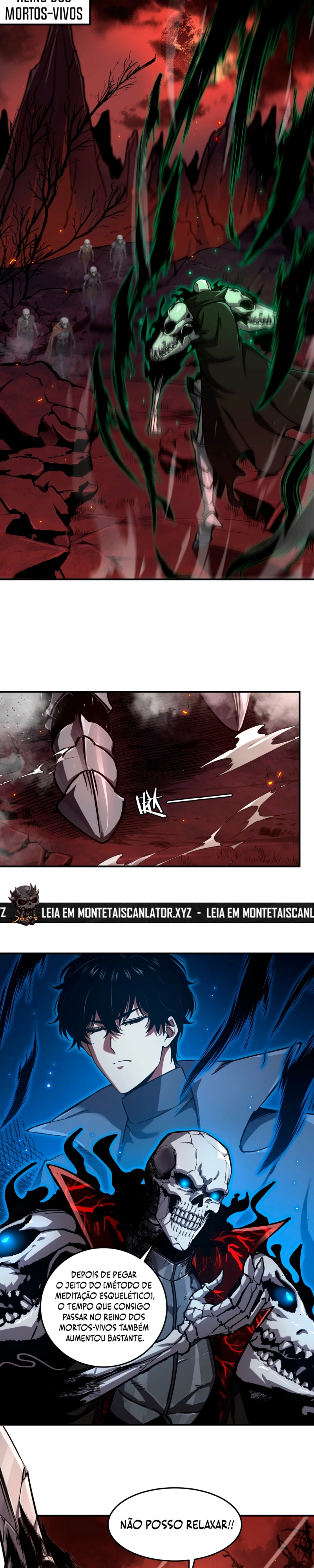 Tornando-se o Deus Necromante Através de um Clone Esqueleto Capítulo 4 Página 2