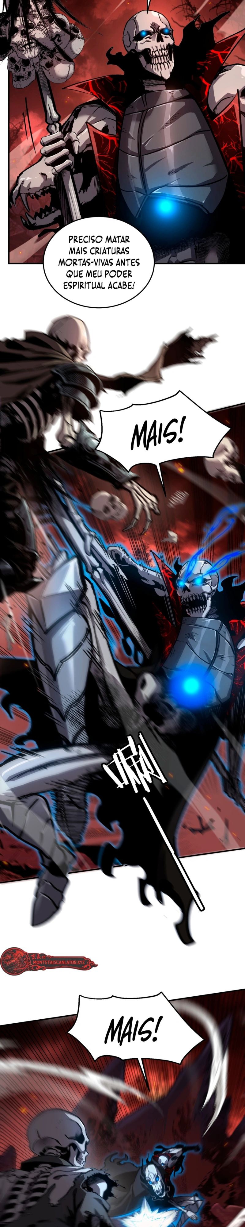 Tornando-se o Deus Necromante Através de um Clone Esqueleto Capítulo 4 Página 3