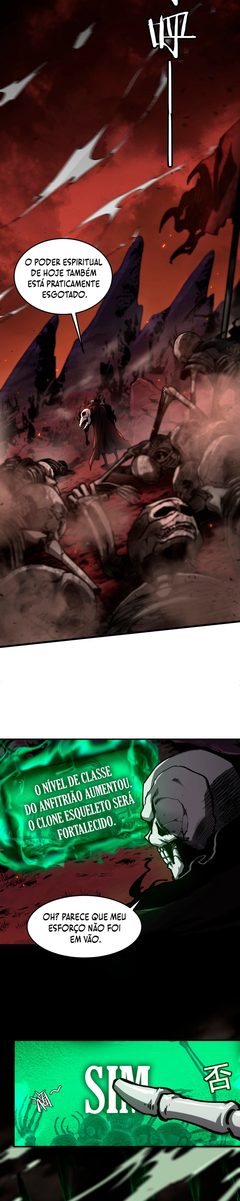 Tornando-se o Deus Necromante Através de um Clone Esqueleto Capítulo 4 Página 5