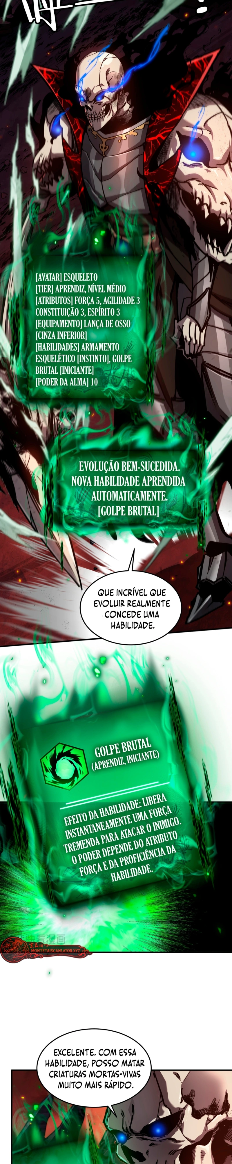 Tornando-se o Deus Necromante Através de um Clone Esqueleto Capítulo 4 Página 7