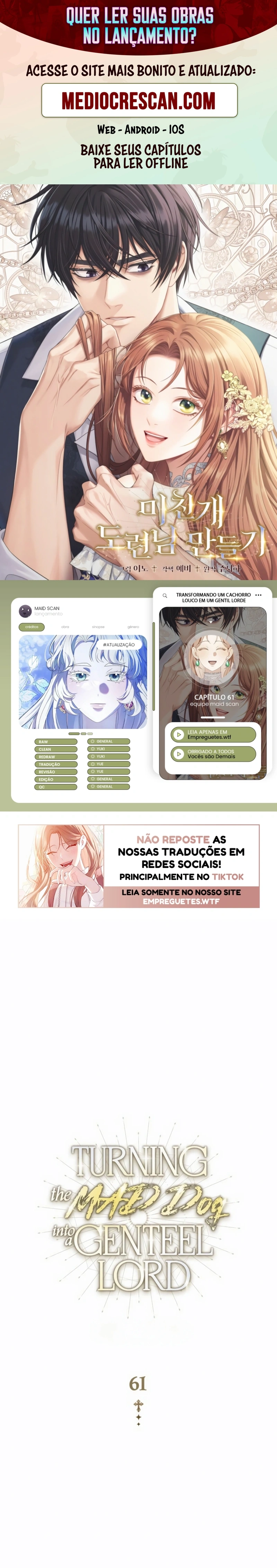Transformando o Cachorro Louco em um Lorde Gentil Capítulo 61 Página 1