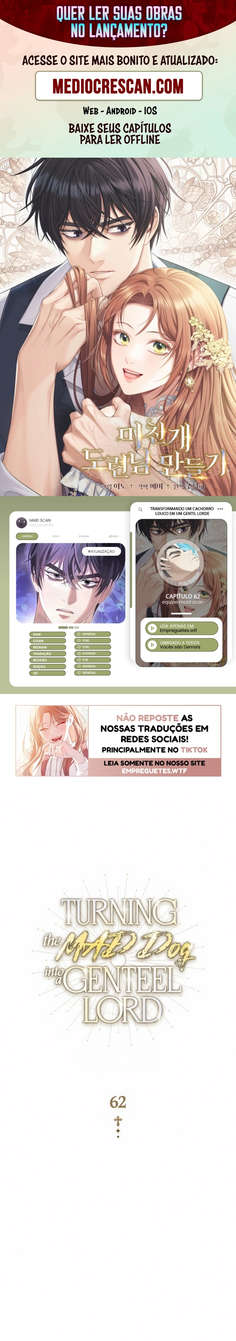 Transformando o Cachorro Louco em um Lorde Gentil Capítulo 62 Página 1