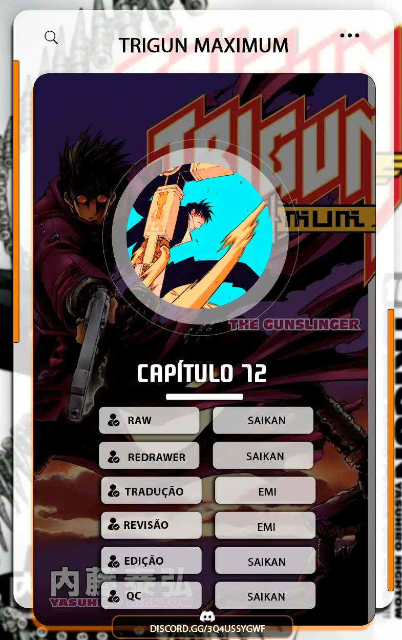 Trigun Máximo Capítulo 72 Página 1
