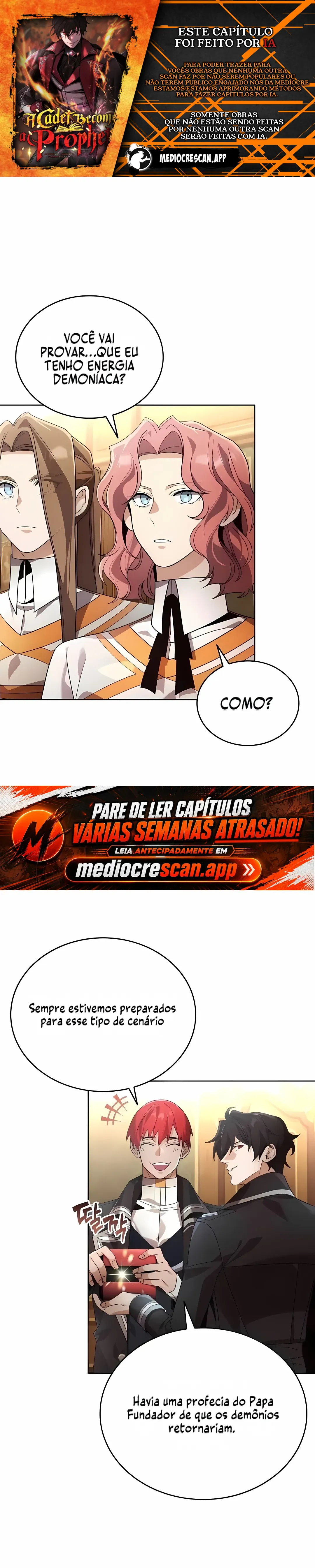 Um Cadete se Torna um Profeta?! Capítulo 21 Página 1