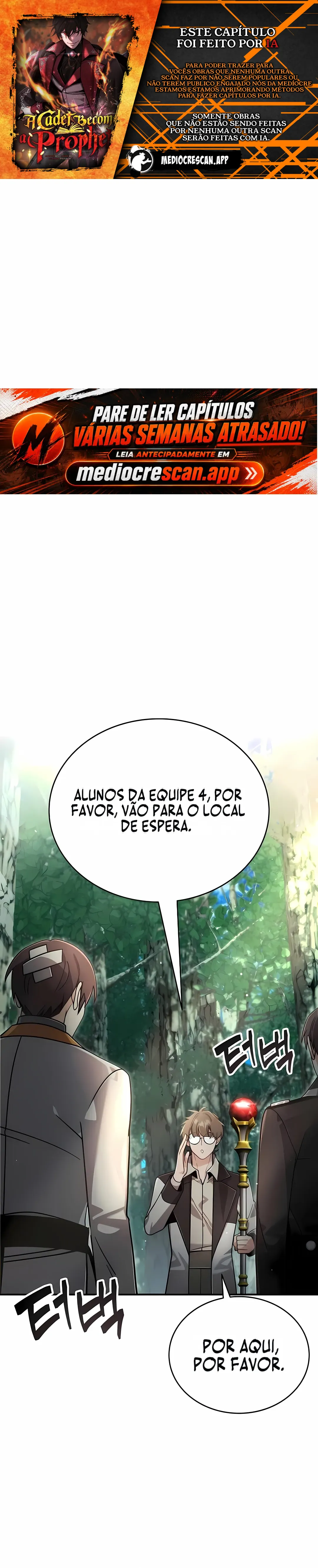 Um Cadete se Torna um Profeta?! Capítulo 37 Página 1