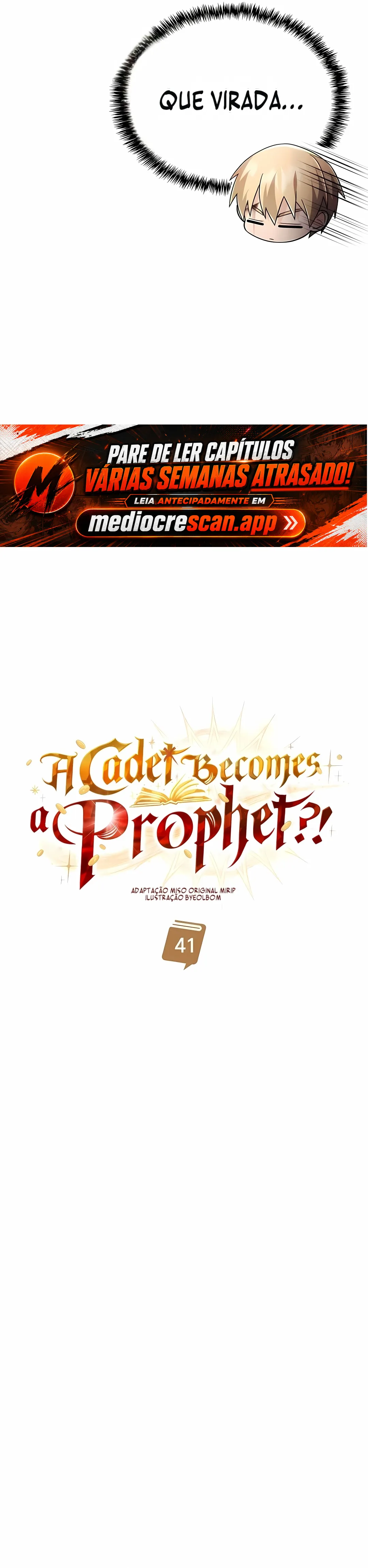 Um Cadete se Torna um Profeta?! Capítulo 41 Página 9