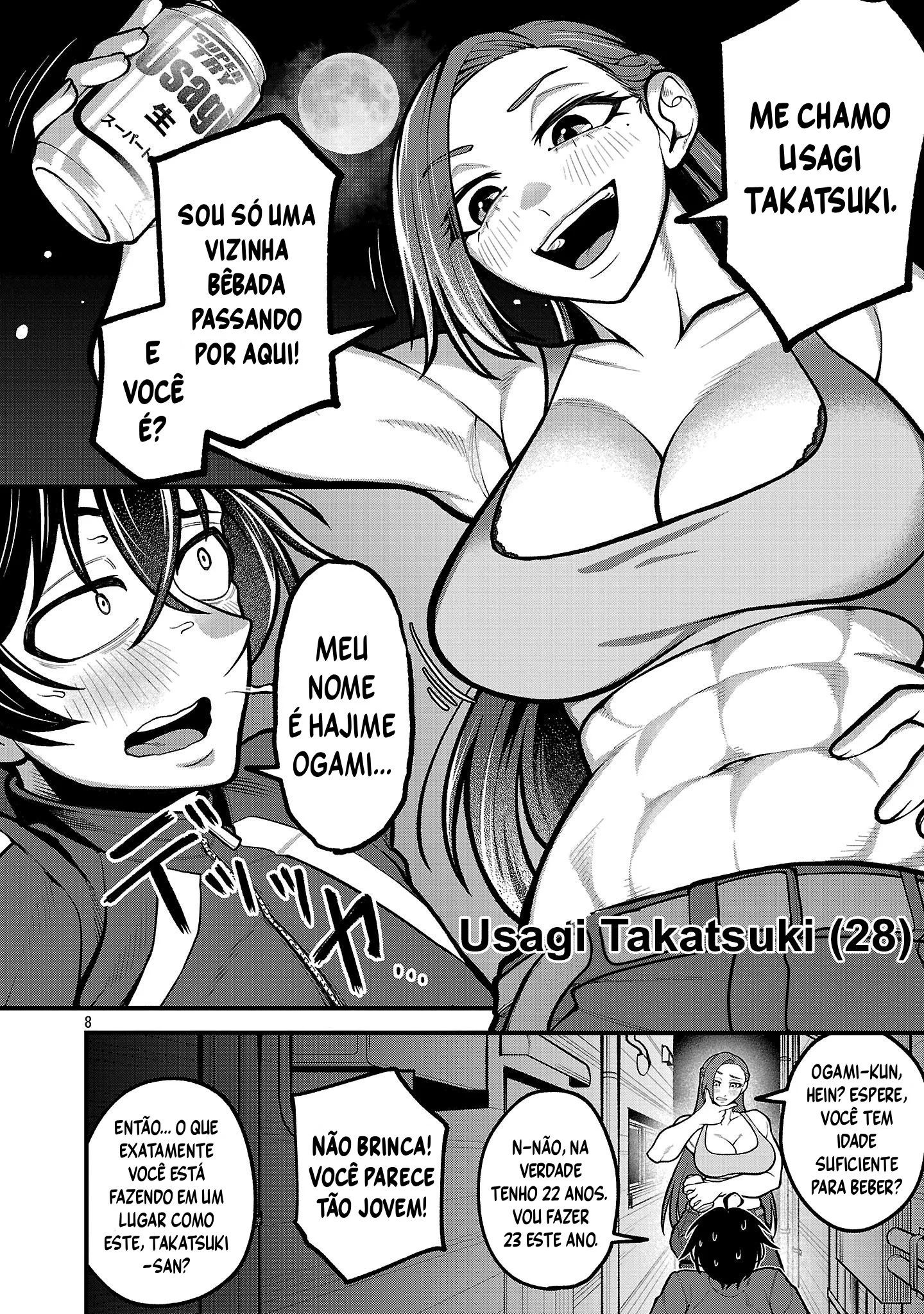 Um coelho enorme gostou de mim!? Capítulo 1 Página 8