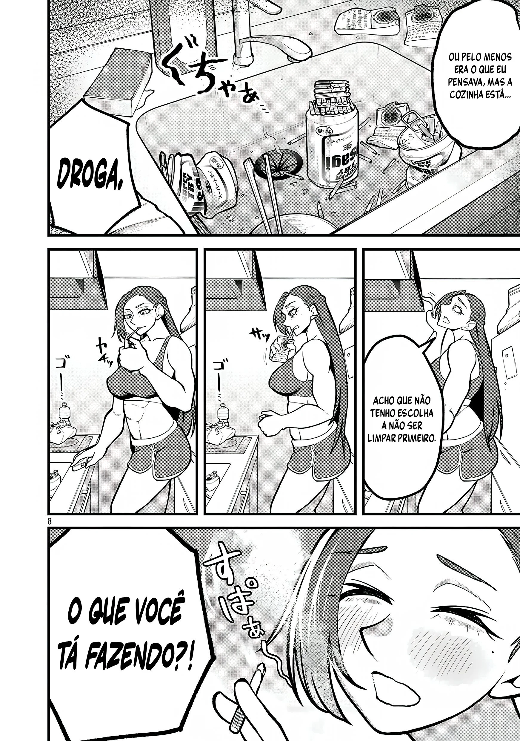 Um coelho enorme gostou de mim!? Capítulo 3 Página 9