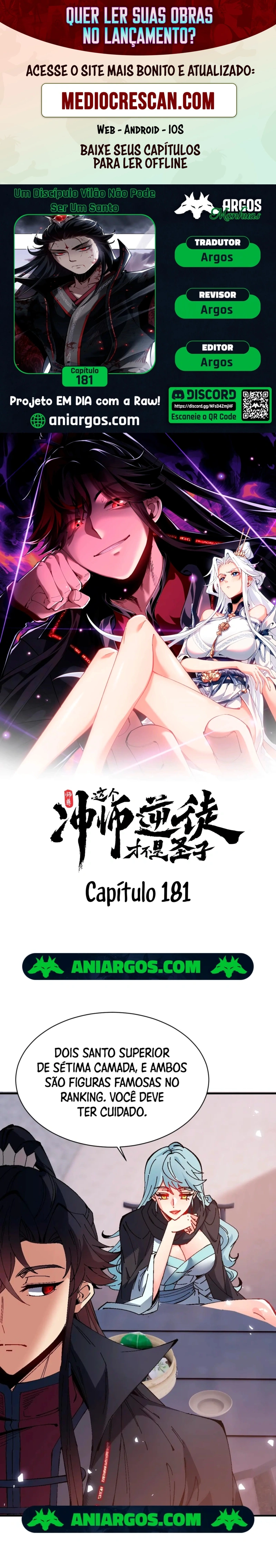 Um Discípulo Vilão Não Pode Ser Um Santo Capítulo 181 Página 1