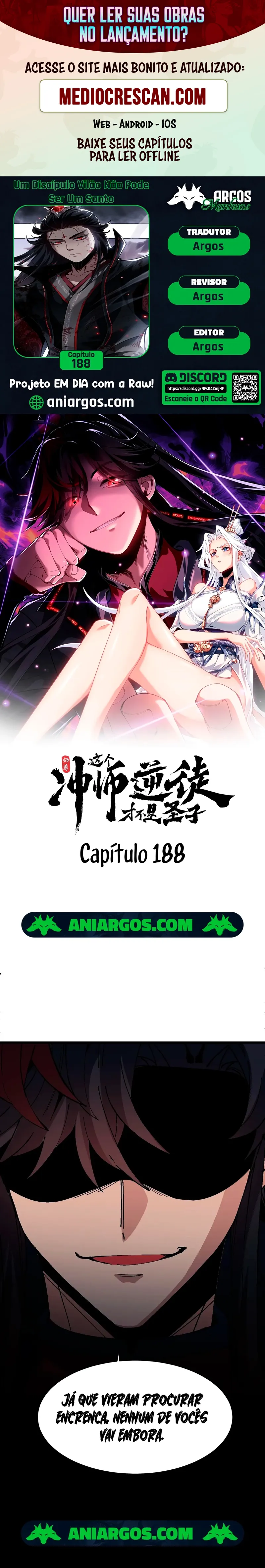 Um Discípulo Vilão Não Pode Ser Um Santo Capítulo 188 Página 1