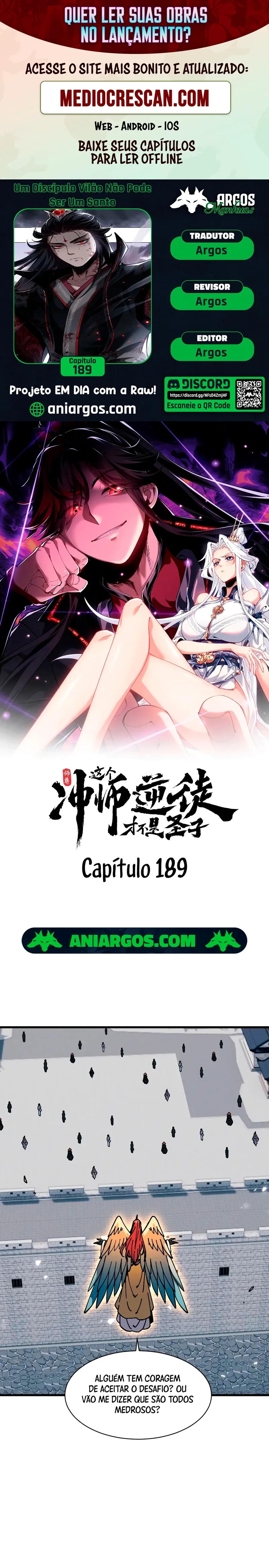 Um Discípulo Vilão Não Pode Ser Um Santo Capítulo 189 Página 1
