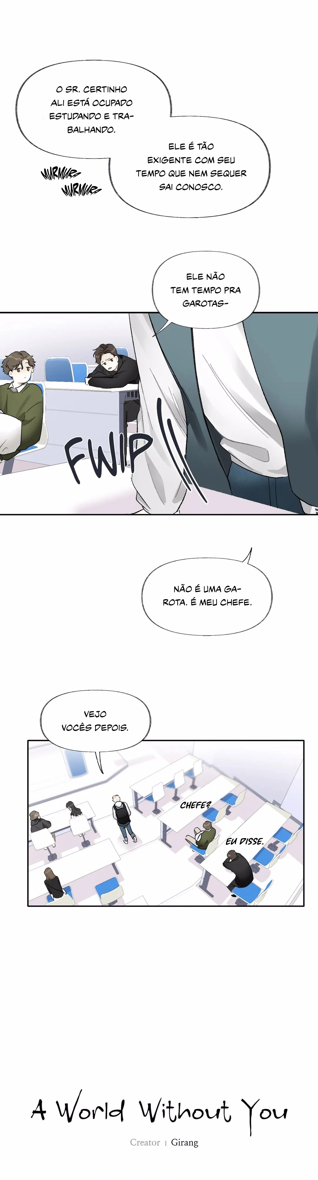 Um mundo sem você Capítulo 3 Página 3