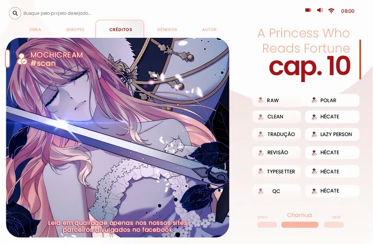 Uma Princesa que Lê a Sorte Capítulo 10 Página 1