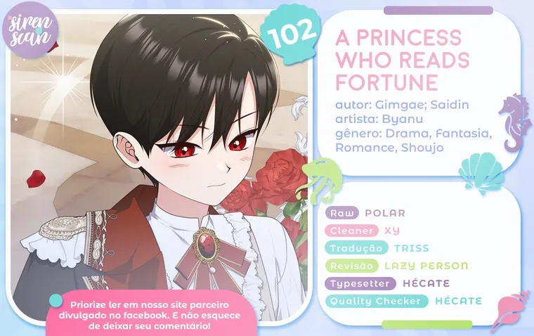 Uma Princesa que Lê a Sorte Capítulo 102 Página 1