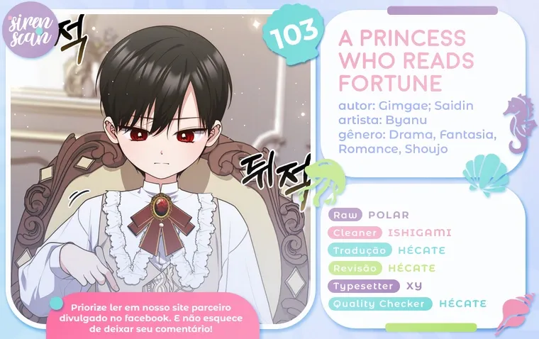 Uma Princesa que Lê a Sorte Capítulo 103 Página 1