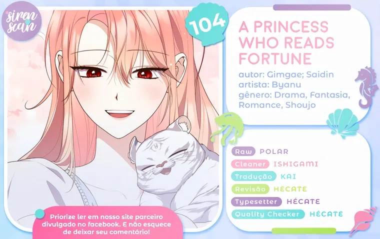 Uma Princesa que Lê a Sorte Capítulo 104 Página 1