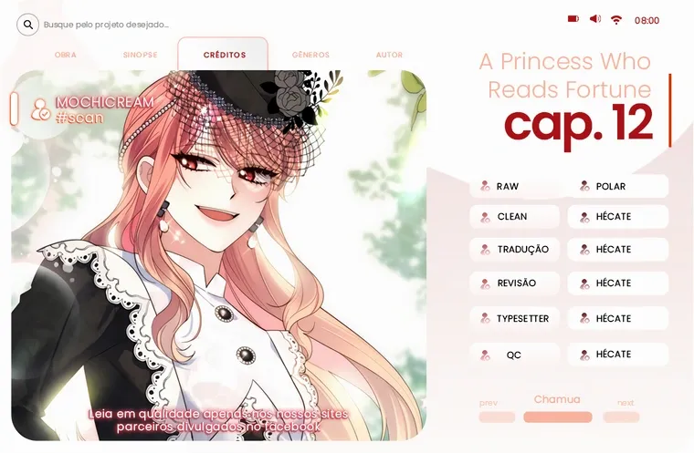 Uma Princesa que Lê a Sorte Capítulo 12 Página 1