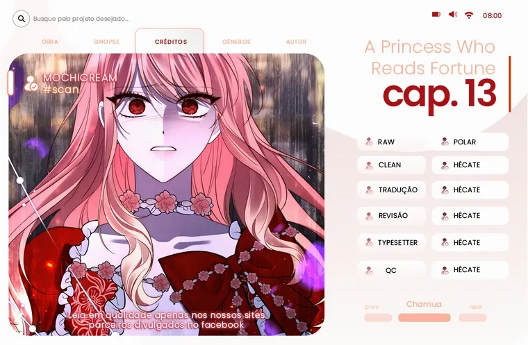 Uma Princesa que Lê a Sorte Capítulo 13 Página 1