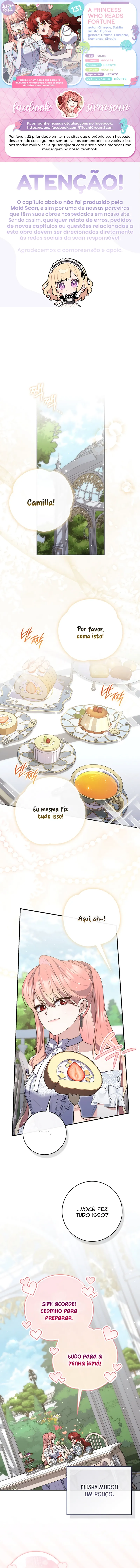 Uma Princesa que Lê a Sorte Capítulo 131 Página 1