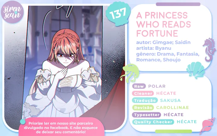 Uma Princesa que Lê a Sorte Capítulo 137 Página 1