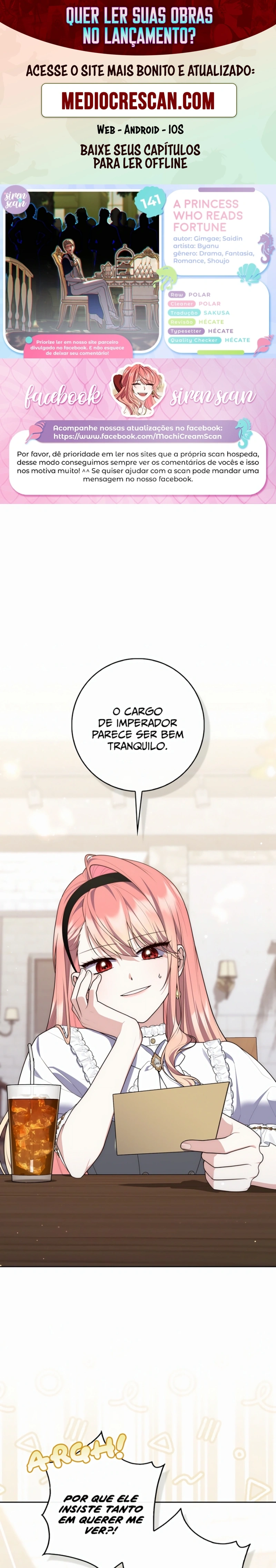 Uma Princesa que Lê a Sorte Capítulo 141 Página 1