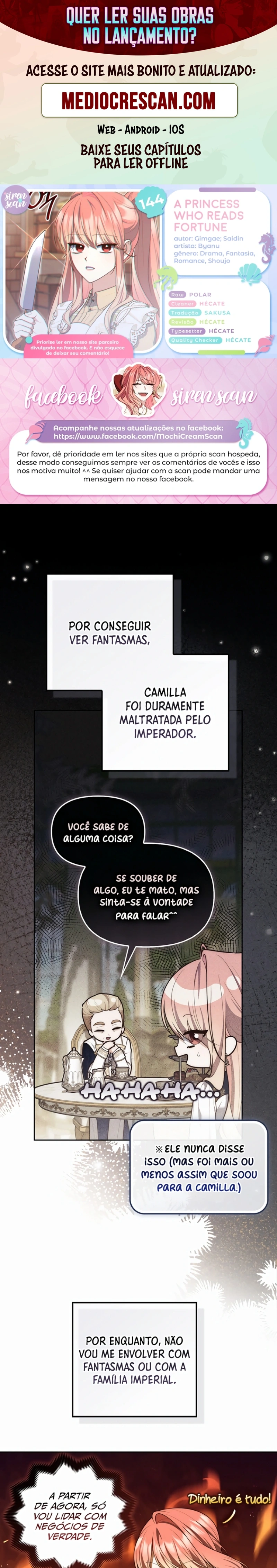 Uma Princesa que Lê a Sorte Capítulo 144 Página 1