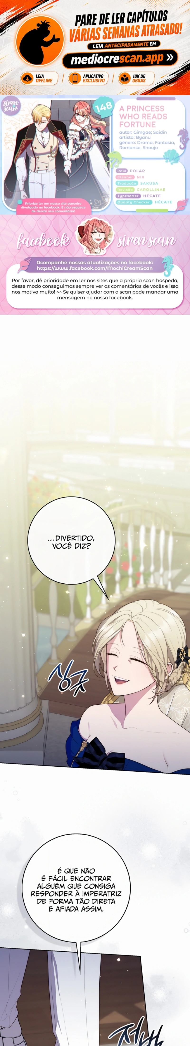 Uma Princesa que Lê a Sorte Capítulo 148 Página 1