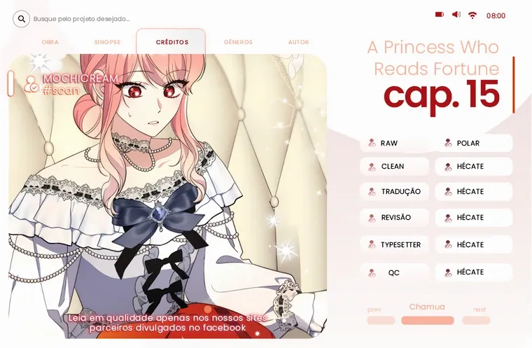 Uma Princesa que Lê a Sorte Capítulo 15 Página 1