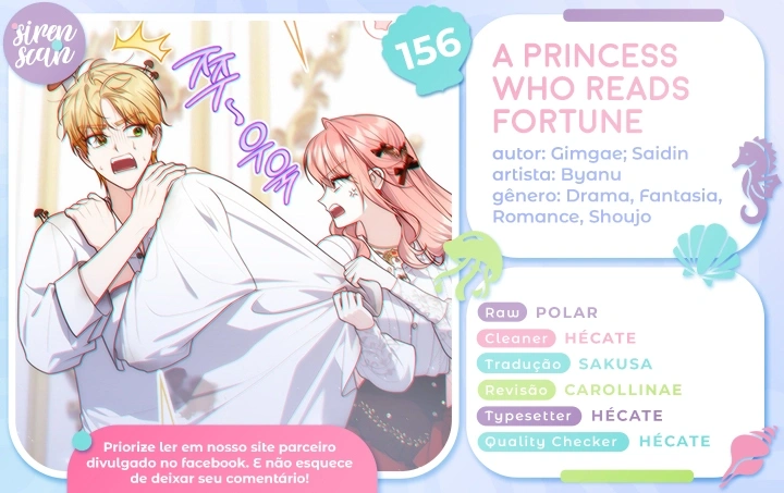Uma Princesa que Lê a Sorte Capítulo 156 Página 1