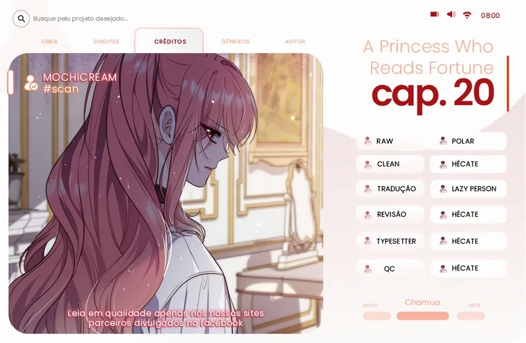 Uma Princesa que Lê a Sorte Capítulo 20 Página 1