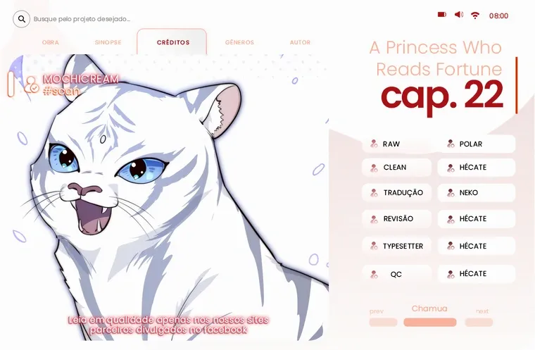 Uma Princesa que Lê a Sorte Capítulo 22 Página 1