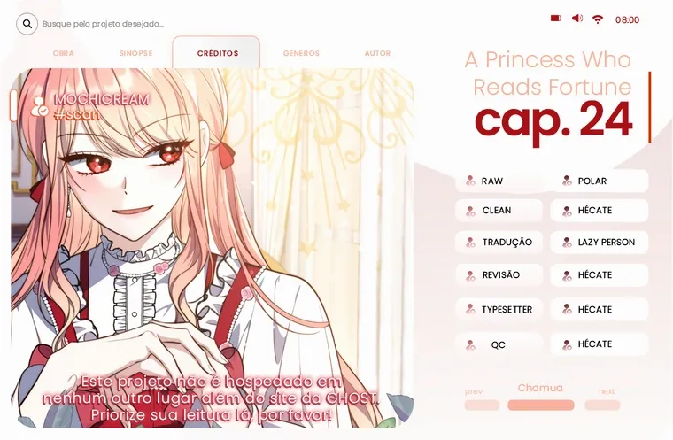 Uma Princesa que Lê a Sorte Capítulo 24 Página 1