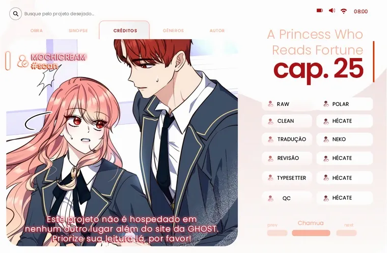 Uma Princesa que Lê a Sorte Capítulo 25 Página 1