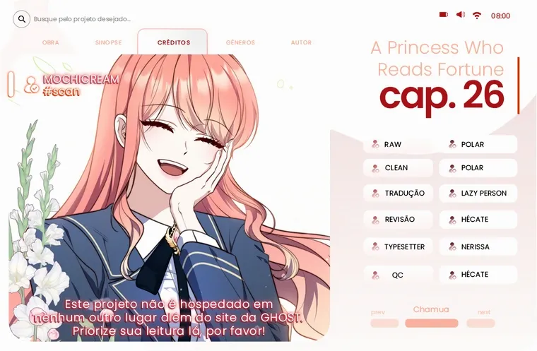 Uma Princesa que Lê a Sorte Capítulo 26 Página 1