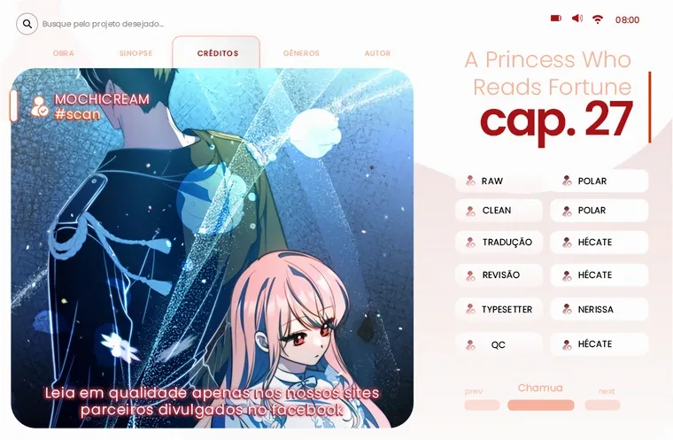 Uma Princesa que Lê a Sorte Capítulo 27 Página 1