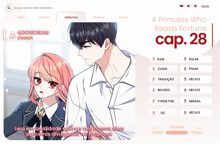 Uma Princesa que Lê a Sorte Capítulo 28 Página 1