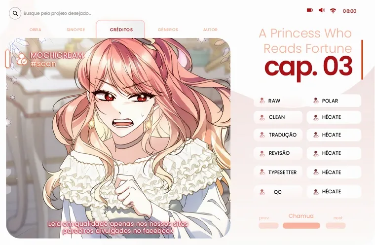 Uma Princesa que Lê a Sorte Capítulo 3 Página 1