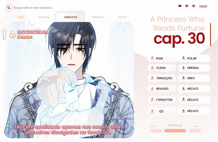 Uma Princesa que Lê a Sorte Capítulo 30 Página 1